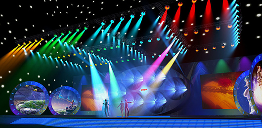 Indoor rental led display makes the stage shine