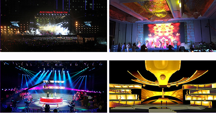 Indoor rental led display makes the stage shine