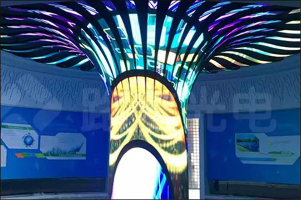 Irregular led display create special visual effect