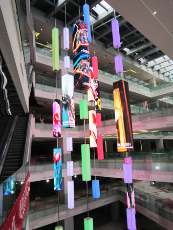 Irregular led display create special visual effect