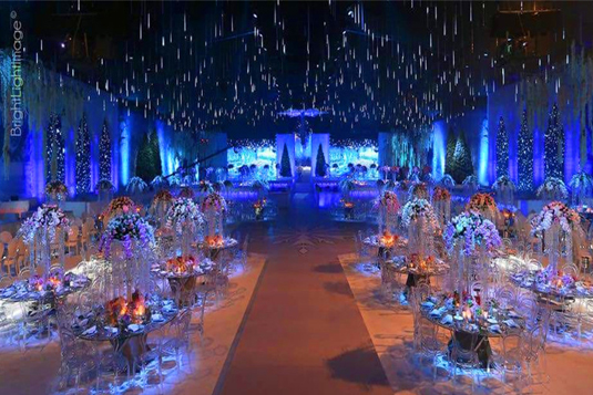 黎巴嫩婚礼现场舞台室内全彩led显示屏